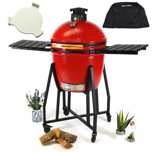 Kamado X® Midi BBQ Bundle Red
