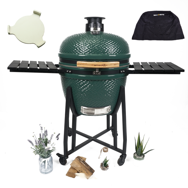 Kamado X® Midi BBQ Bundle Green (PRE-ORDER)