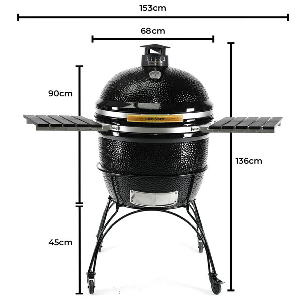 Kamado X® Supreme BBQ Black (PRE-ORDER)