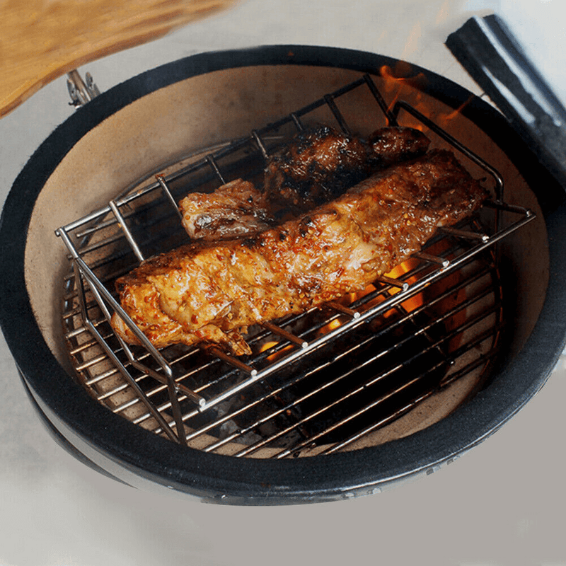 Stainless Steel Rib Rack for BBQ